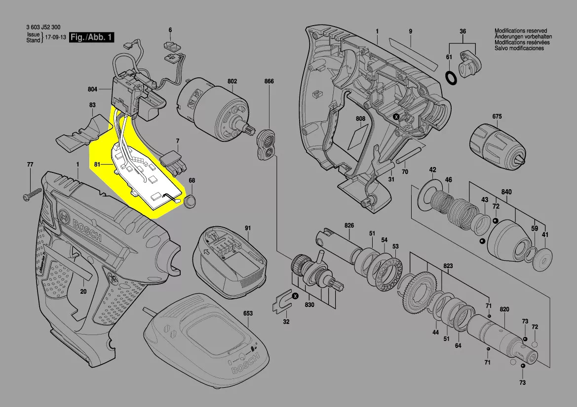 Module électronique réf. 2 609 004 227 Bosch